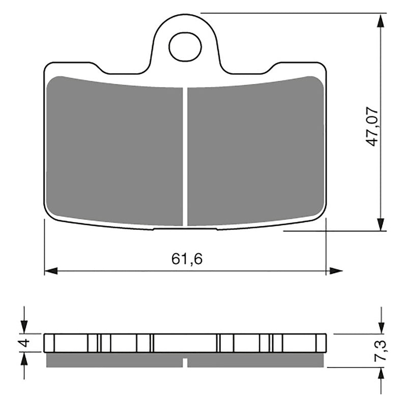 Goldfren Brake Pads Sintered Sports GF269 - S3 ( PH395 )