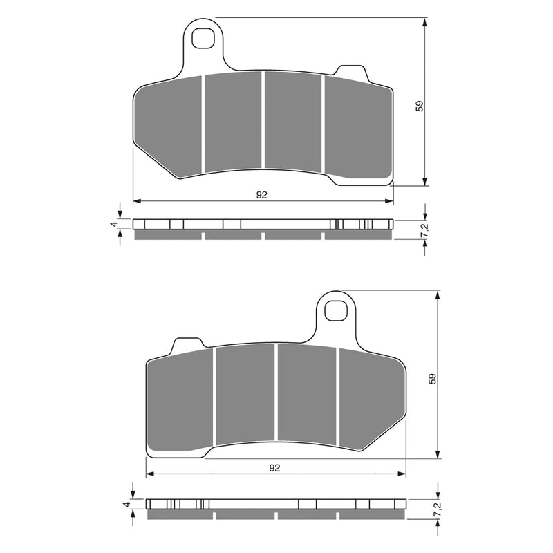 Goldfren Brake Pads Sintered Sports GF271 - S3 ( PH353 )