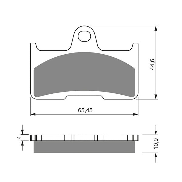 Goldfren Brake Pads Offroad Racing GF281 - K5 ( PR304 )