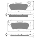 Goldfren Brake Pads Sintered Sports GF292 - S3 ( PH323 )