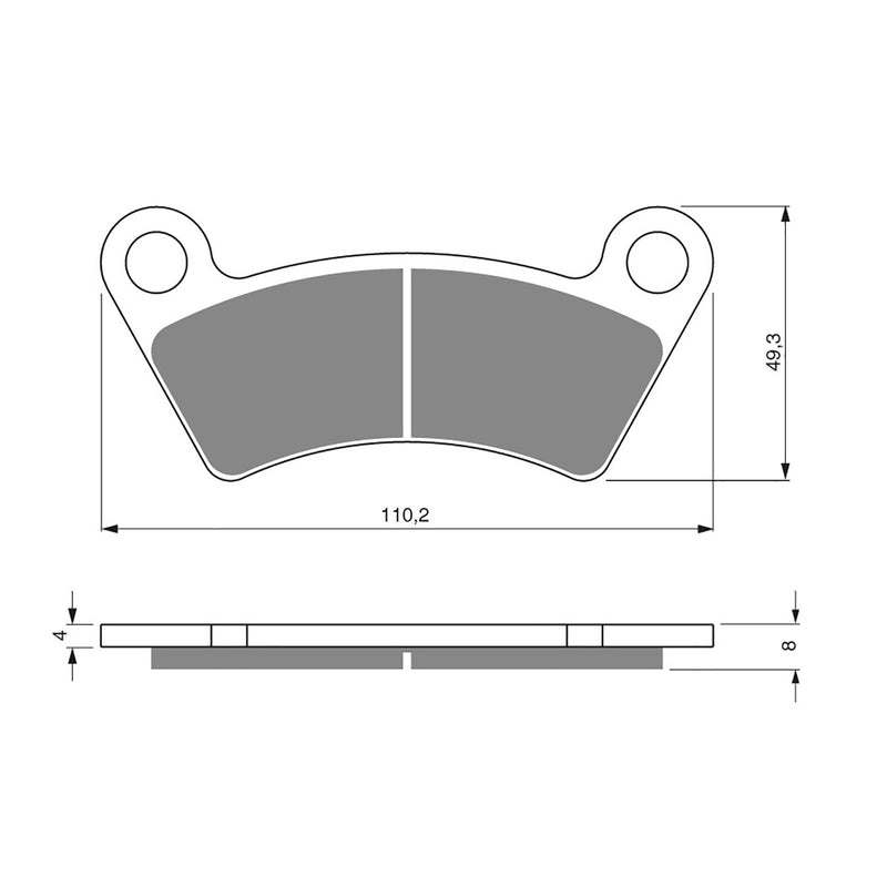 GOLDfren Brake Pads GF294 - K5