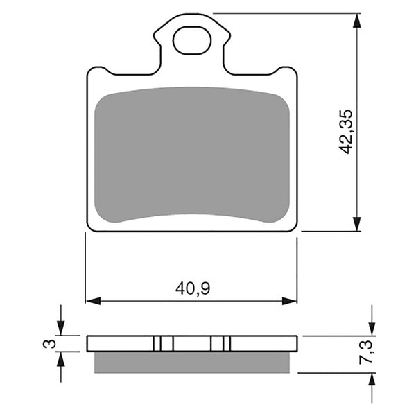 Goldfren Brake Pads Offroad Racing GF297 - K5 ( PR434 )