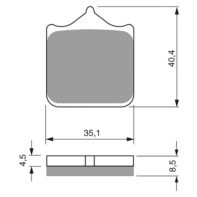 Goldfren Brake Pads Sintered Sports GF304 - S3 ( PH438 )