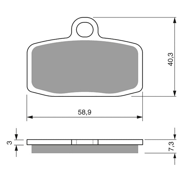 Goldfren Brake Pads Offroad Racing GF307 - K5 ( PR446 )