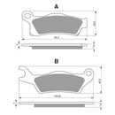 Goldfren Brake Pads Offroad Racing GF310 - K5 ( PR450 )