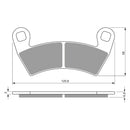 Goldfren Brake Pads Offroad Racing GF313 - K5 ( PR483 )