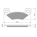 Goldfren Brake Pads Offroad Racing GF315 - K5 ( PR345 )