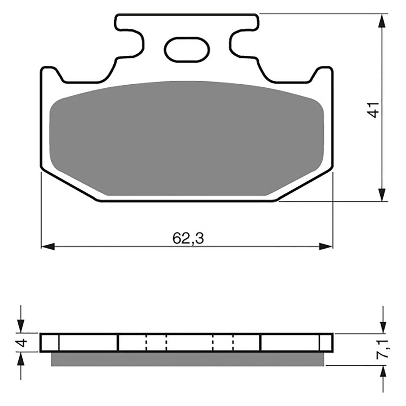 Goldfren Brake Pads Offroad Racing GF317 - K5