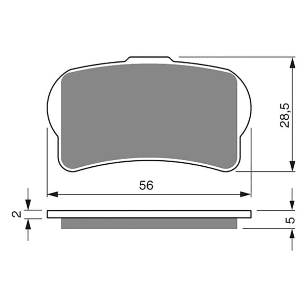 Goldfren Brake Pads Offroad Racing GF325 - K5