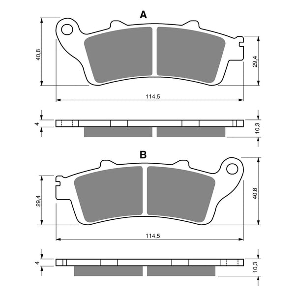 Goldfren Brake Pads Sintered Sports GF327 - S3 ( PH371 )