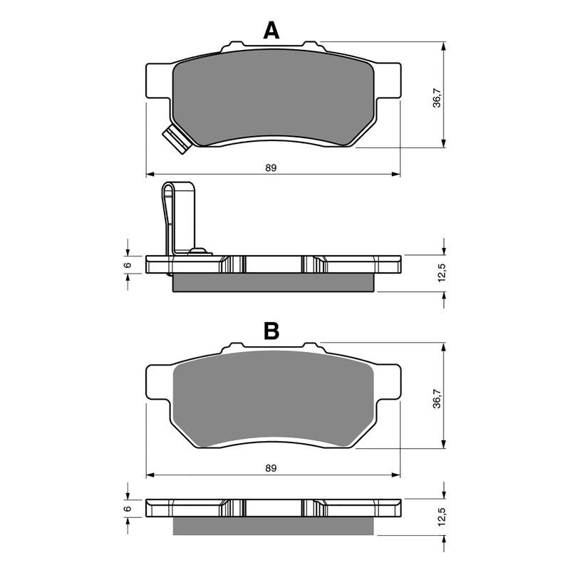 Goldfren Brake Pads Offroad Racing GF340 - K5 ( PR413 )