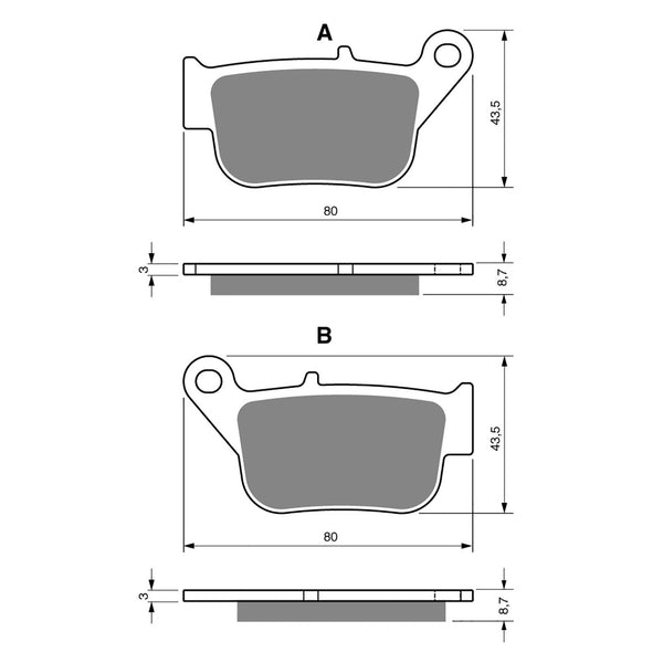 #348/S3 GOLDFREN SINTERED SPORTS (     )