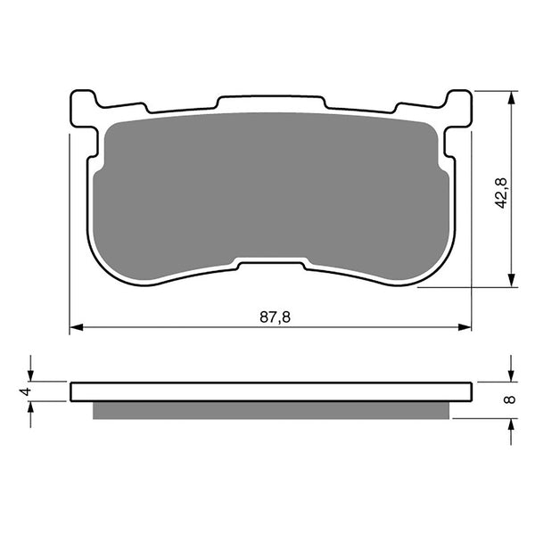 #353 / S3 GOLDFREN SINTERED SPORTS ( P469 )