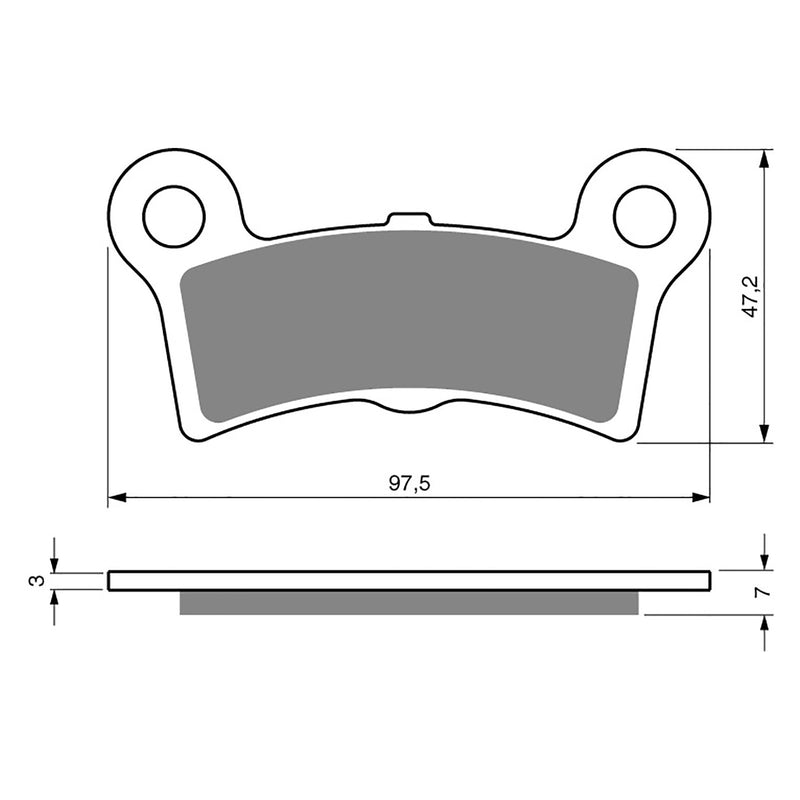 #354 / S3 GOLDFREN SINTERED SPORTS ( P447 )