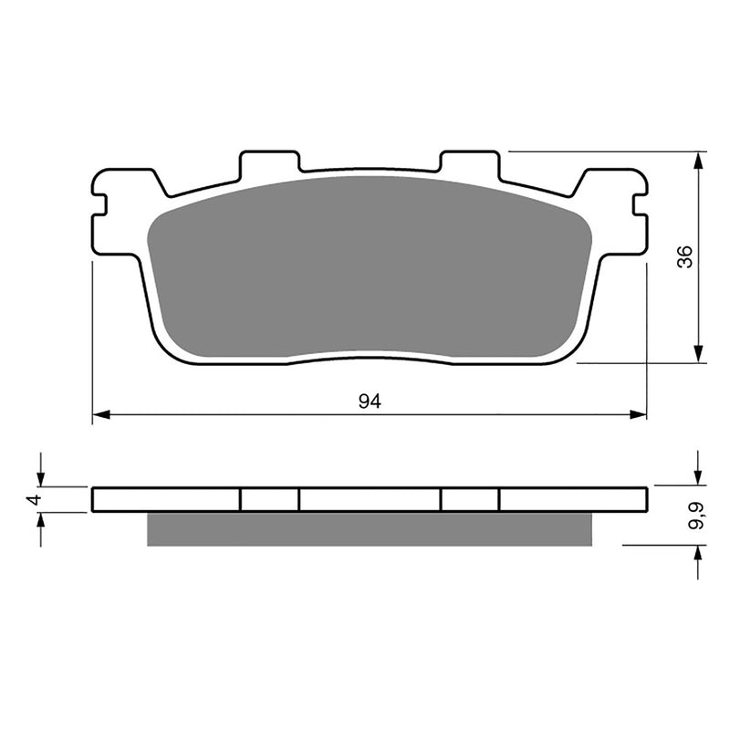 #355 / S3 GOLDFREN SINTERED SPORTS ( P441 )