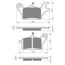 #357 / S3 GOLDFREN SINTERED SPORTS ( P482 )