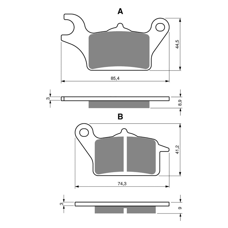 #358 / S3 GOLDFREN SINTERED SPORTS ( P481 )