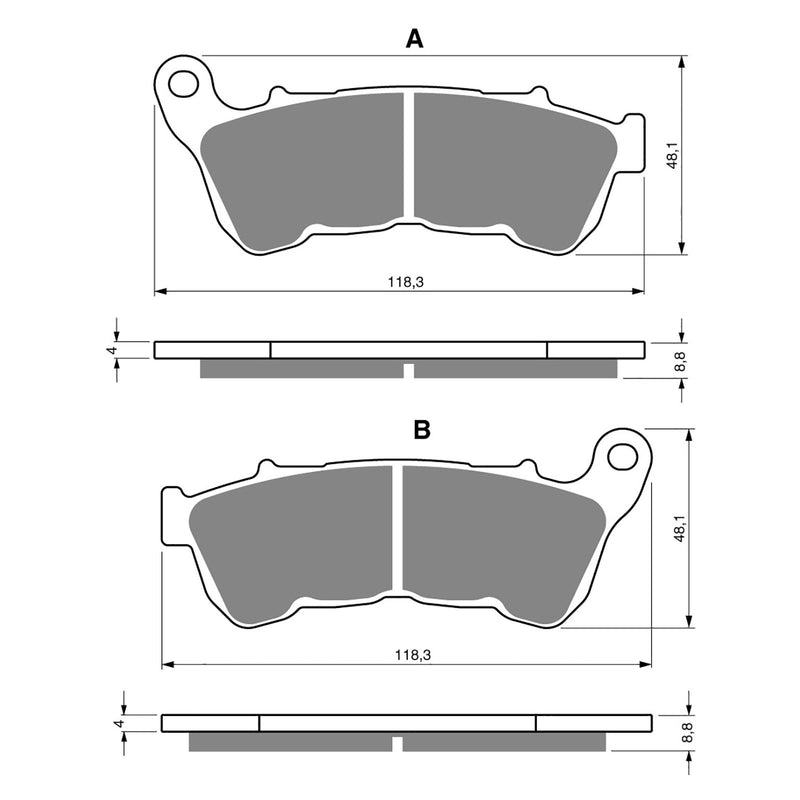 #359 / S3 GOLDFREN SINTERED SPORTS ( P468 )