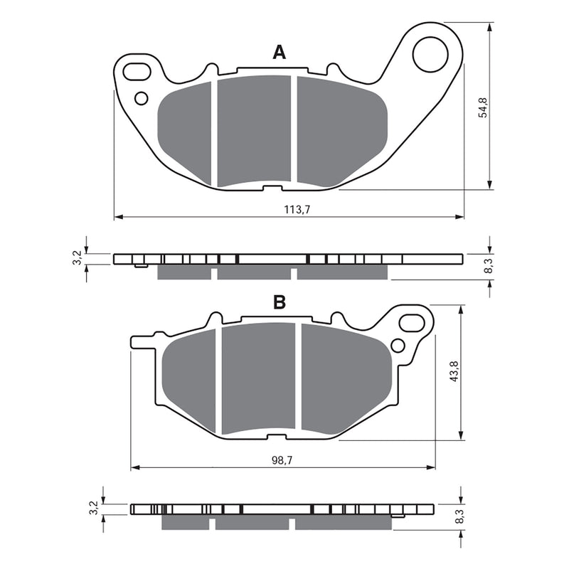 #369 / S3 GOLDFREN SINTERED SPORTS ( P489 )