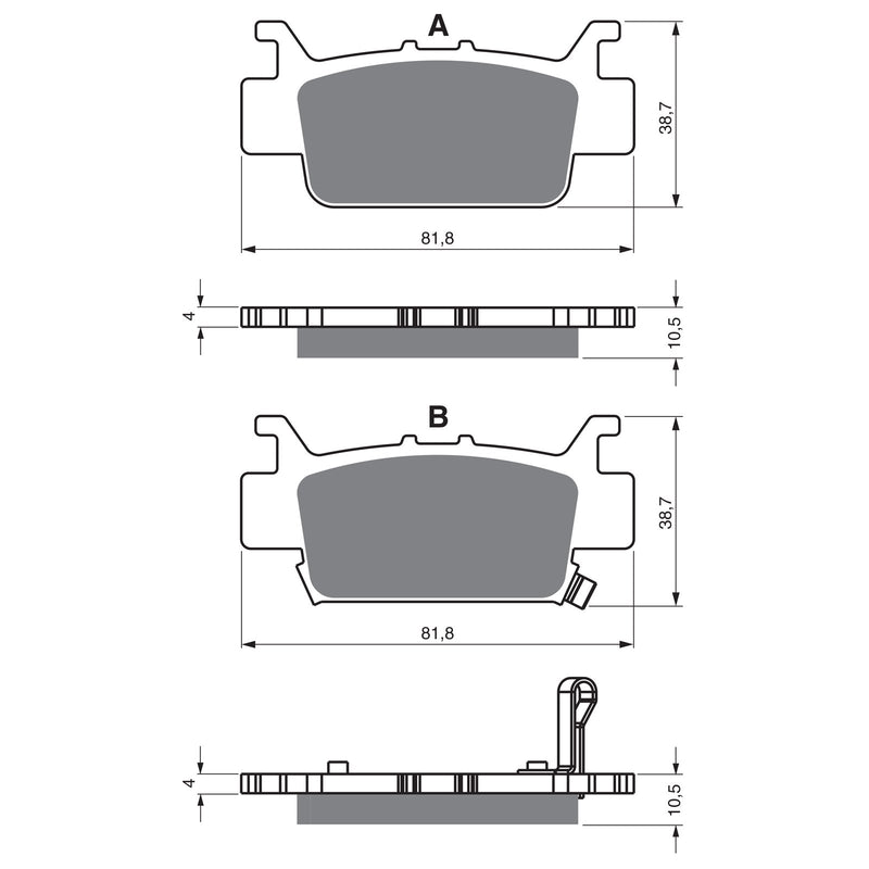 #382 / K5 GOLDFREN PIONEER SXS1000 ( PR524 ) REAR LEFT