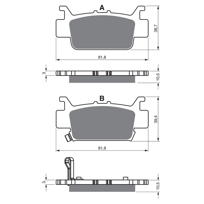 #385 / K5 GOLDFREN PIONEER SXS1000 ( PR525 ) REAR RIGHT