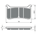 #386/S3 GOLDFREN SINTERED SPORTS GF386-S3