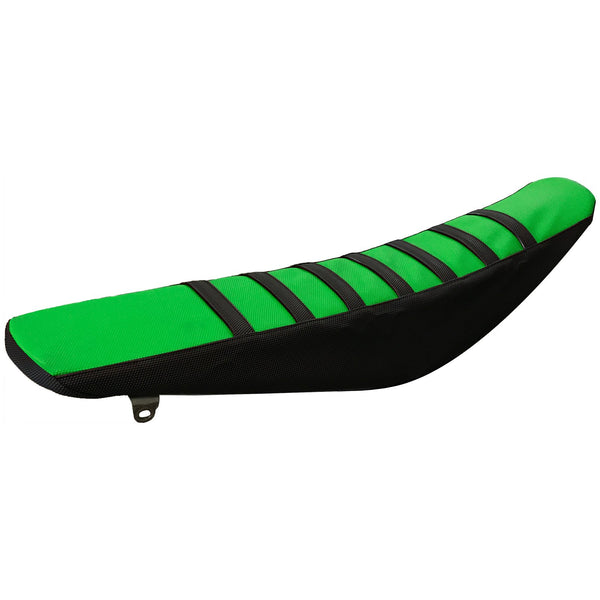 Whites Seat Cover Grn Black Kawasaki KX80/85/100 98-13