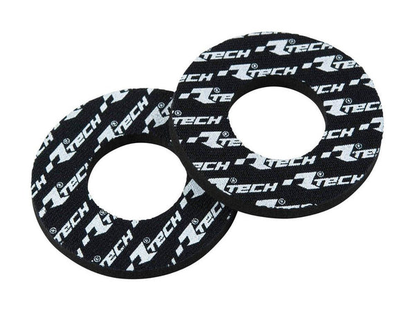 Rtech Handlebar Grip Dount Anti Blister Sold In Pairs Black