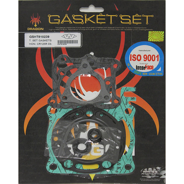 Whites Gasket Set Top Honda CR125 03