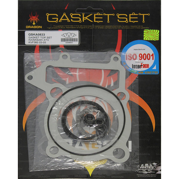 Whites Gasket Set Top Kawasaki KVF360 A/b/c Prairie 03-11