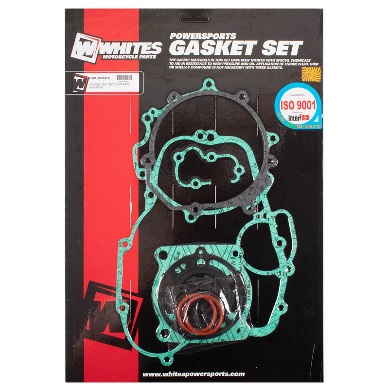 Whites Gasket Set Complete Kawasaki KX80 98-00