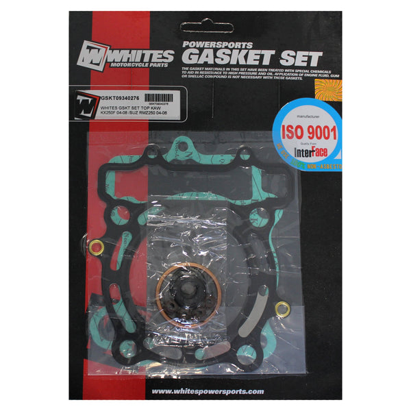 Whites Gasket Set Top Kawasaki KX250F 04-08 /suz RMZ250 04-06