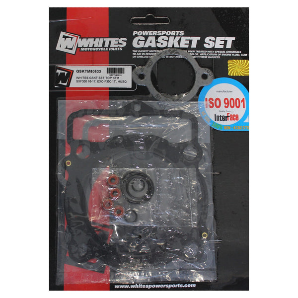 Whites Gasket Set Top KTM SXF350 16-17, EXC-F350 17', Husq