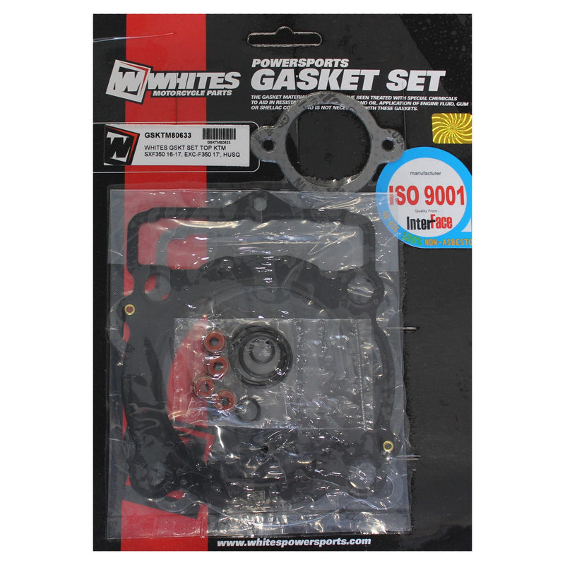Whites Gasket Set Top KTM SXF350 16-17, EXC-F350 17', Husq