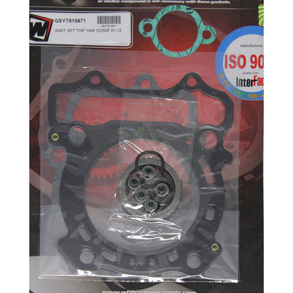 Whites Gasket Set Top Yamaha YZ250F 01-13