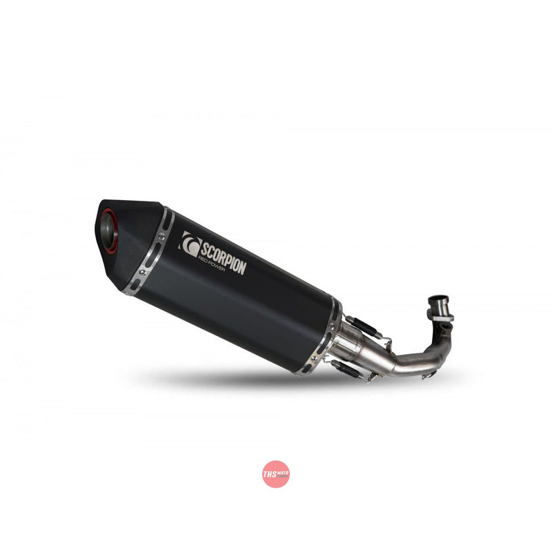 Vespa GTS 125 09-17 0-0 Exhaust Full System Serket Black Ceramic