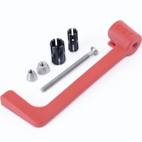 R&G Moulded Lever Guard Red HD Pan America 1250 21-