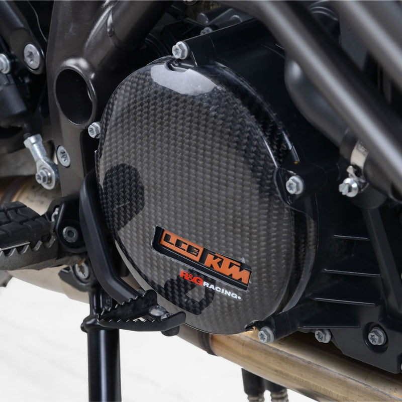 R&G Carbon Engine Case Slider KTM 1050/1290 ADV S Duke 15-