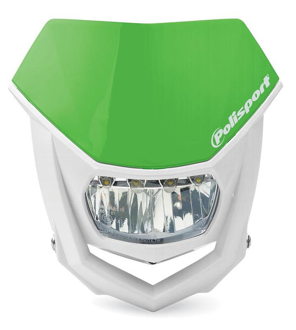 POLISPORT HALO LED HEADLIGHT GRN