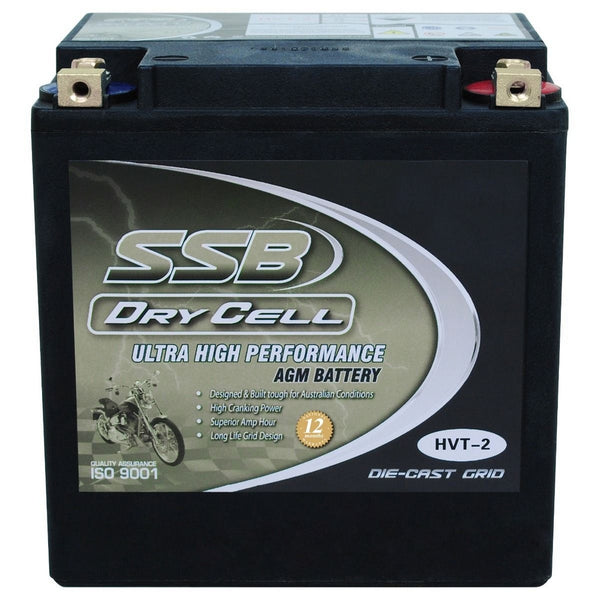 SSB Battery (HVT-2) AGM 12V 30Ah 515CCA Ultra High Performance Dry Cell