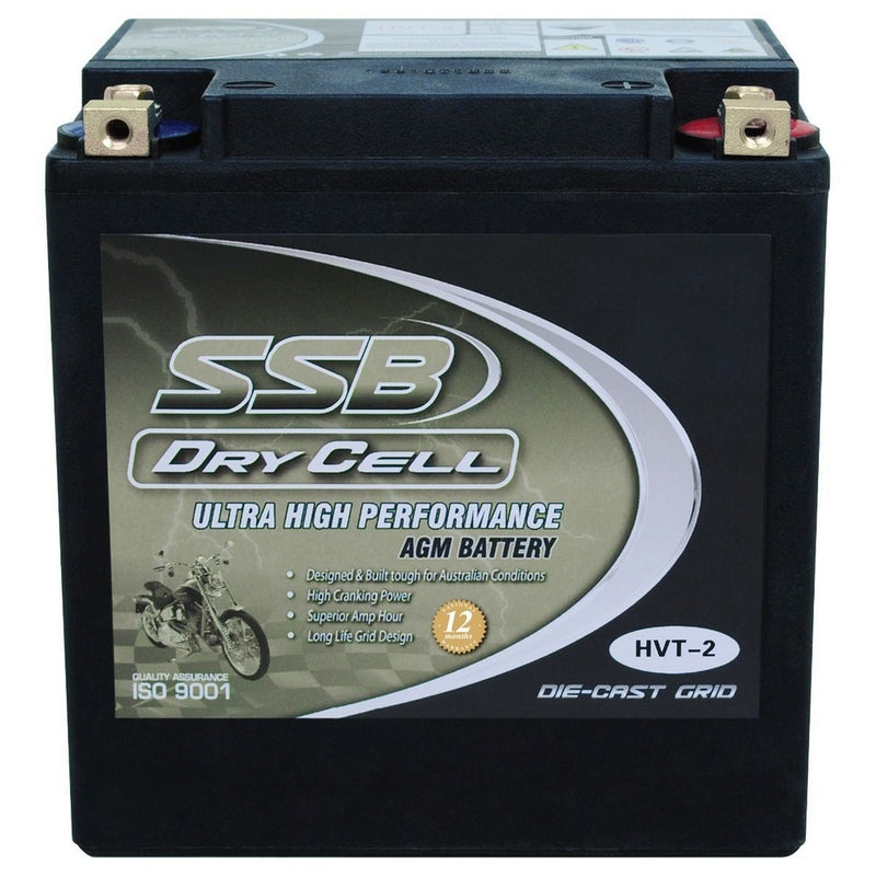 SSB Battery (HVT-2) AGM 12V 30Ah 515CCA Ultra High Performance Dry Cell