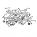 Whites Screw 4X20 Flat C/sunk PKT=50 (thread Pitch 4 X 0.7)