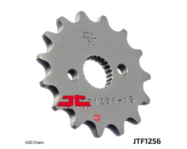 JT Steel 15 Tooth Front Motorcycle Sprocket JTF1256.15