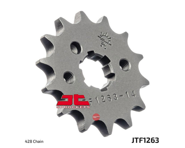 JT Steel 14 Tooth Front Motorcycle Sprocket JTF1263.14