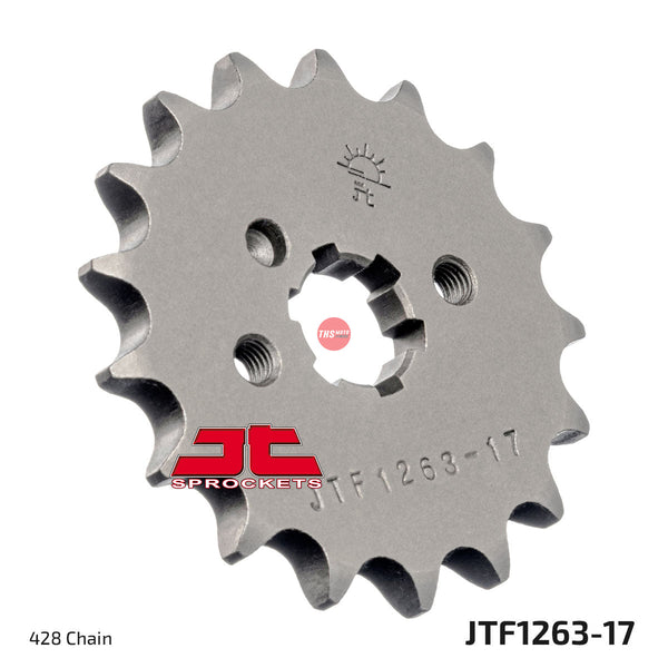 JT Steel 17 Tooth Front Motorcycle Sprocket JTF1263.17