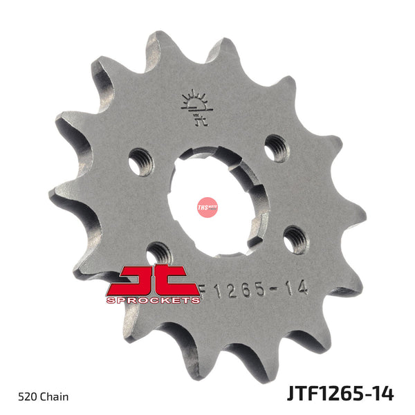 JT Steel 14 Tooth Front Motorcycle Sprocket JTF1265.14