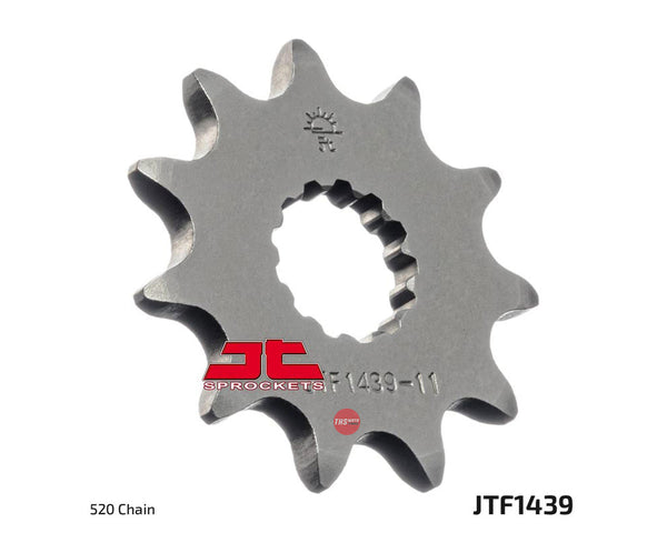 JT Steel 11 Tooth Front Motorcycle Sprocket JTF1439.11