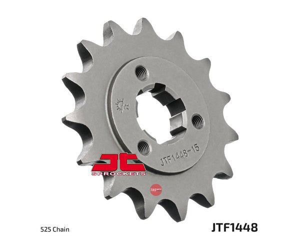 JT Steel 15 Tooth Front Motorcycle Sprocket JTF1448.15