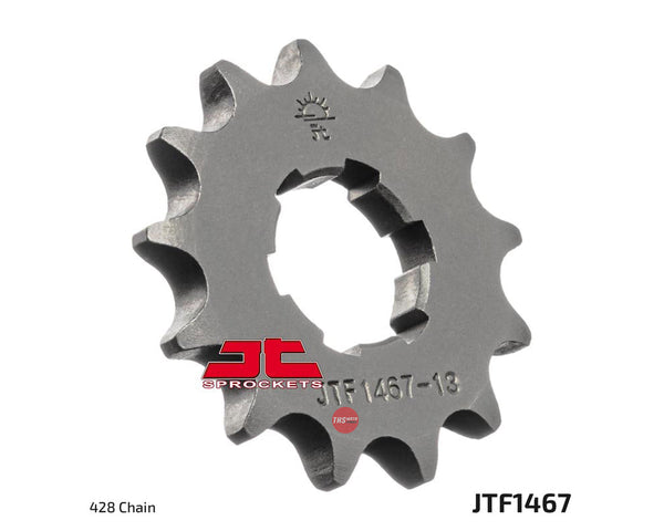 JT Steel 13 Tooth Front Motorcycle Sprocket JTF1467.13