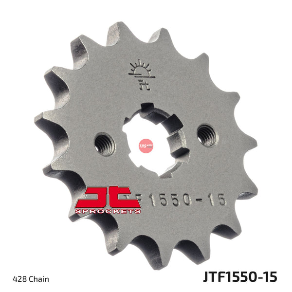 JT Steel 15 Tooth Front Motorcycle Sprocket JTF1550.15